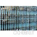 Casa Rideau de Porte en Perles Bleues et Transparentes Frejus 90x210 cm - B07NHKQ392